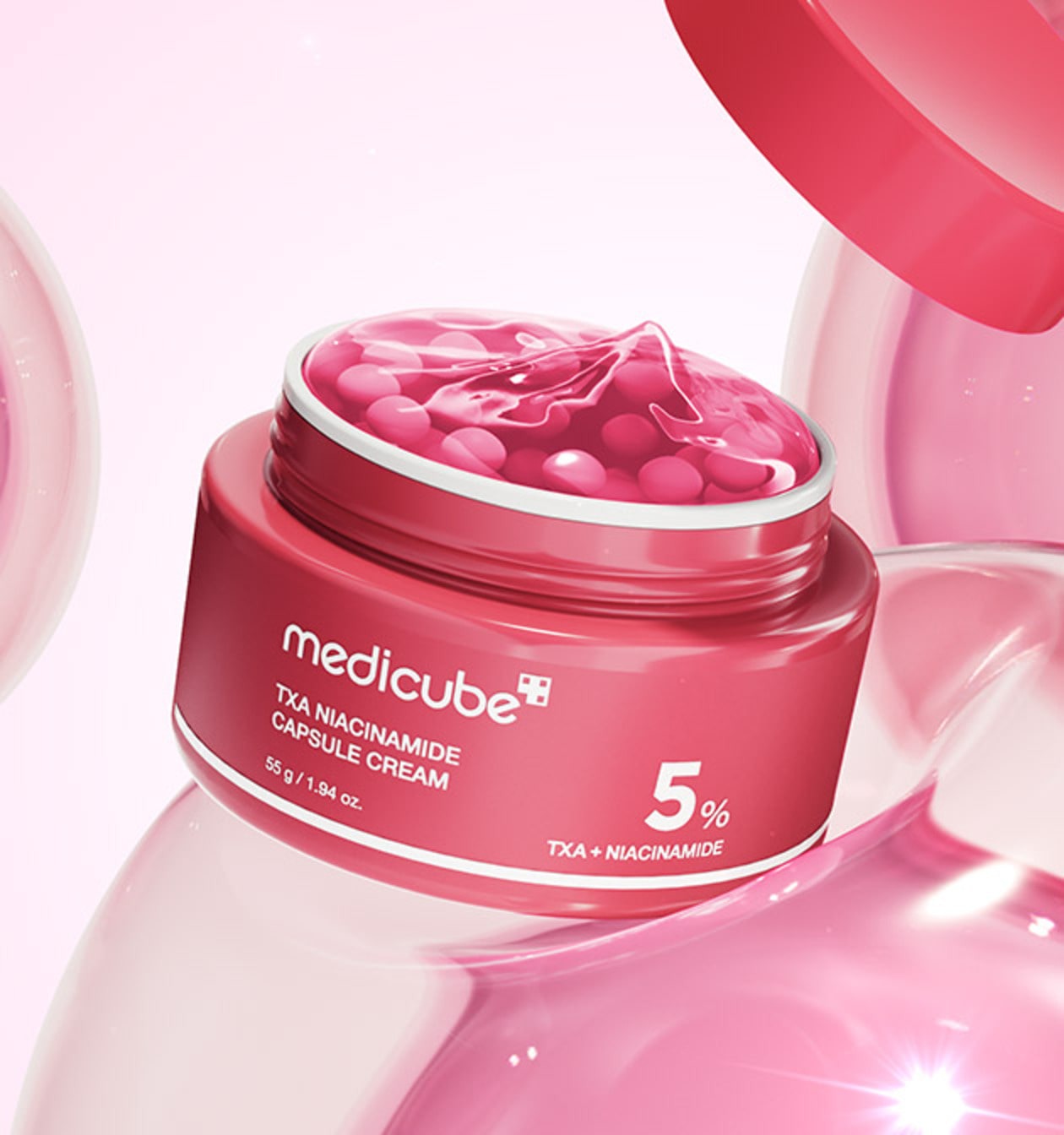 Medicube TXA Niacinamide Capsule Cream 5% 55 g / 1.94 oz.