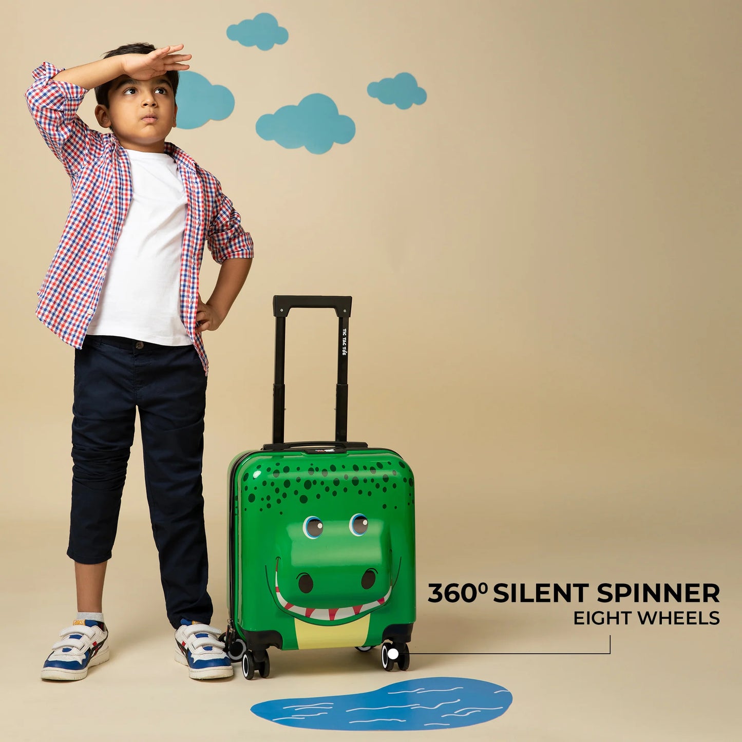 Luggage Children Carton Suitcase Trolley Case for Boys and Girls