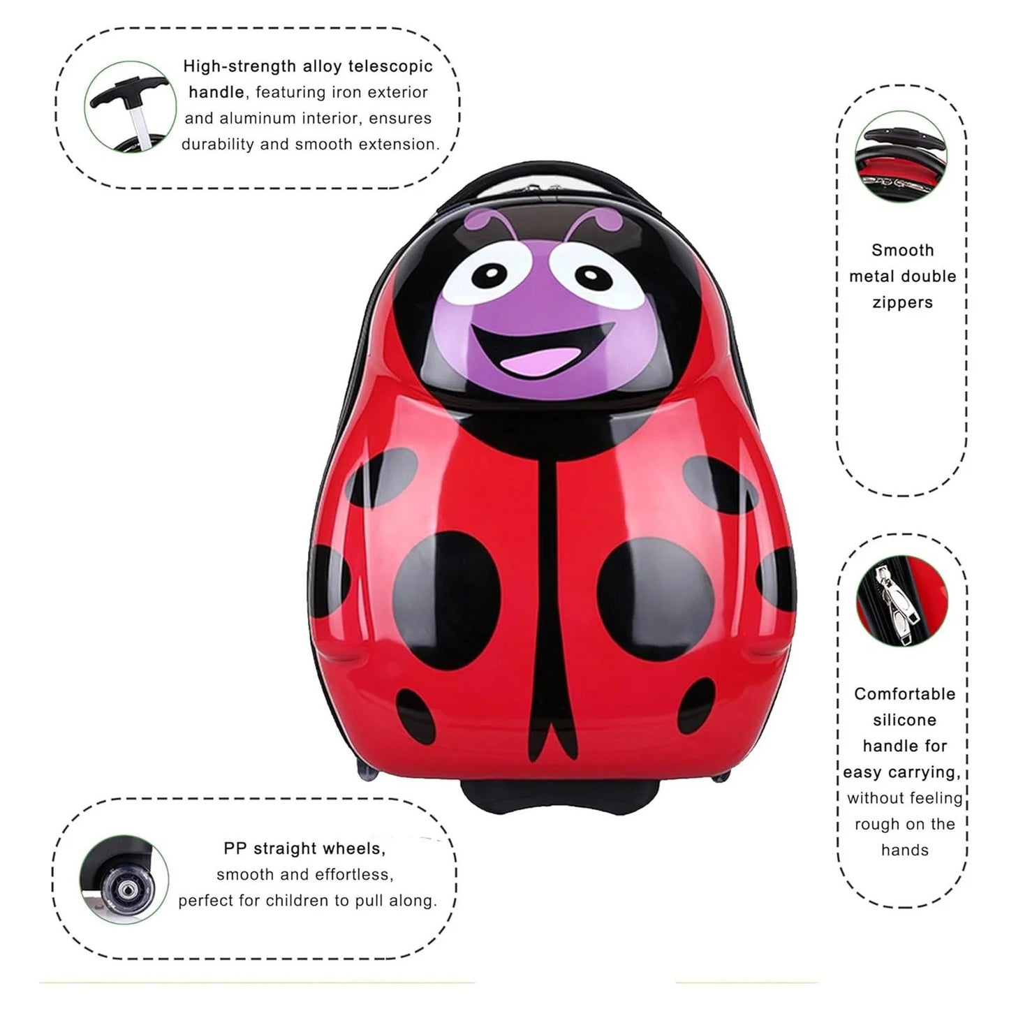 Trendy Stylish Kids Trolley Suitcase-Luggage