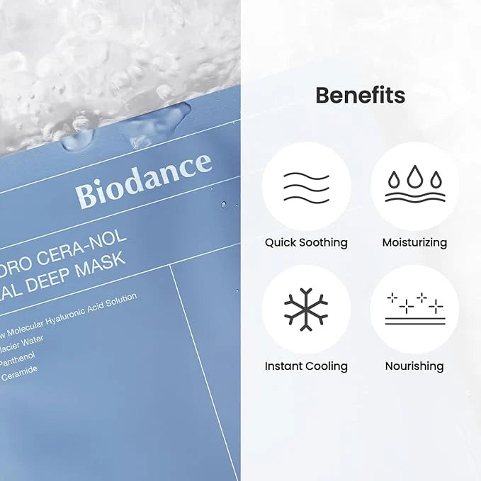 BIODANCE Mascarilla profunda real Hydro Cera-Nol de 1 unidad 34g / 1.19 fl. oz.