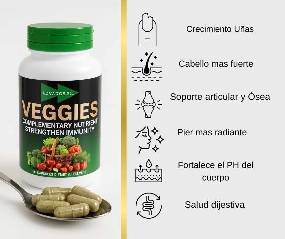 Advance Fit Veggies Dietary Supplement 90 Capsules