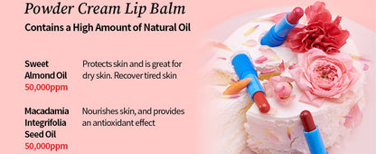 TOCOBO Bálsamo labial en crema en polvo 032 Pétalo de rosa 3,5 g / 0,12 oz.