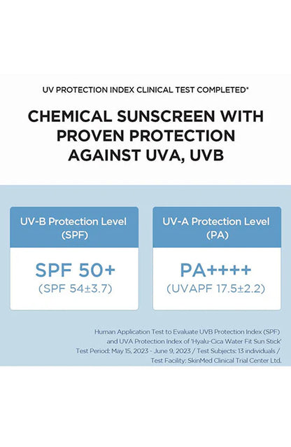 SKIN1004 MADAGASCAR CENTELLA HYALU-CICA Barra solar de ajuste sedoso SPF50+ PA++++ 20 g / 0,7 oz.