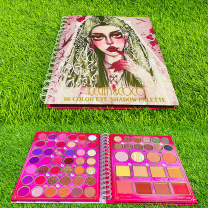 Kevin & Coco 66 Color Eye Shadow Palette