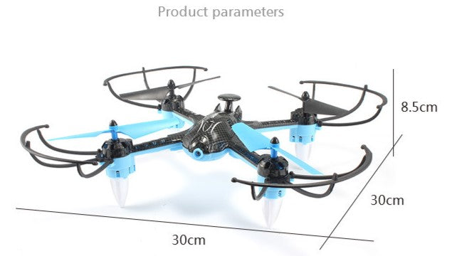 Gyros Drone 6-Axis One Botton Fixed Point - Fixed Height 2.4 GHz Black