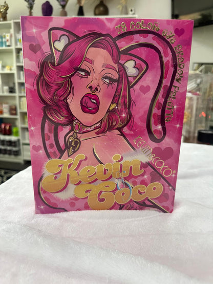 Paleta de sombras de ojos de 78 colores Kevin &amp; Coco