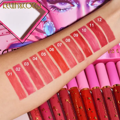Kevin & Coco 12 Color Lips Gloss