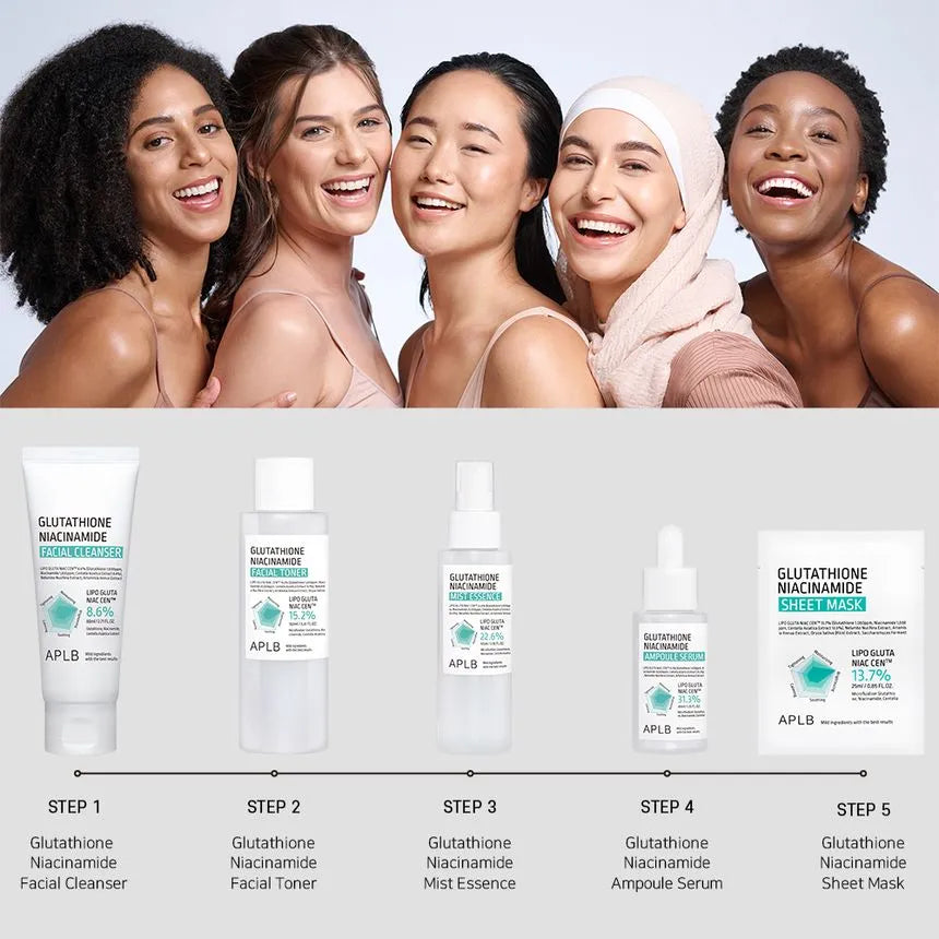 APLB Glutathione Niacinamide Sheet Mask 25ml x 1ea / 0.85 fl. oz. carites-shop APLB Glutathione Niacinamide Sheet Mask 25ml x 1ea / 0.85 fl. oz. carites-shop