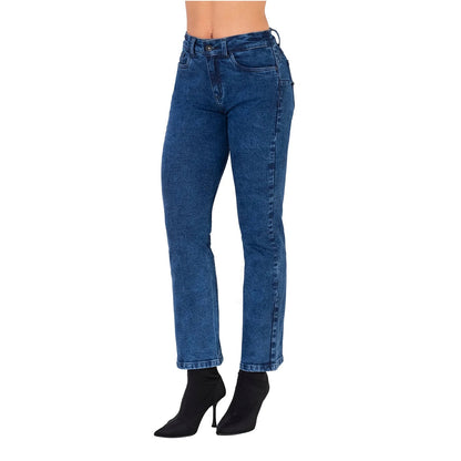 JEANS COLOMBIANOS RECTO MOM BUM LIFT 212359 PARA MUJER