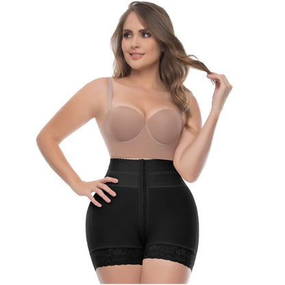 BUTT LIFTER TUMMY CONTROL HIGH WAISTED MID THIGH SHAPER SHORTS 6198 | POWERNET