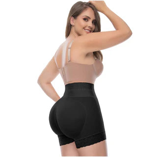 BUTT LIFTER TUMMY CONTROL HIGH WAISTED MID THIGH SHAPER SHORTS 6198 | POWERNET