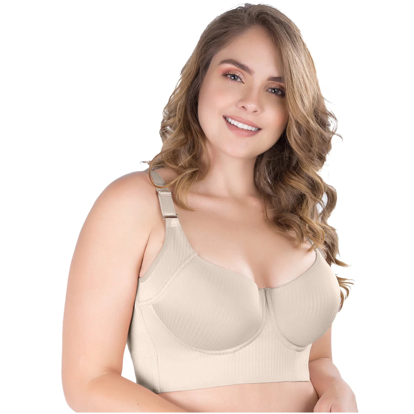 Extra Firm Control Full Cup Bra With Side Support 8542 | Powernet