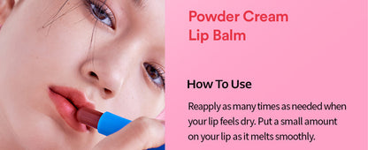 TOCOBO Bálsamo labial en crema en polvo 032 Pétalo de rosa 3,5 g / 0,12 oz.