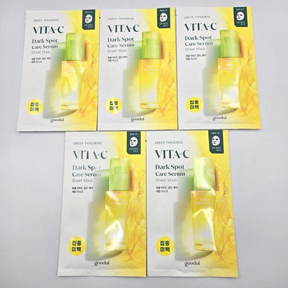 goodal Vita-C Dark Spot Care Serum Sheet Mask  28g x5 Sheets