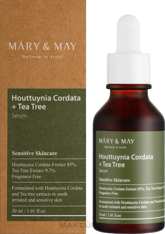 Mary & May Houttuynia Cordata Suero de árbol de té 30 ml/1,01 fl. onz. 